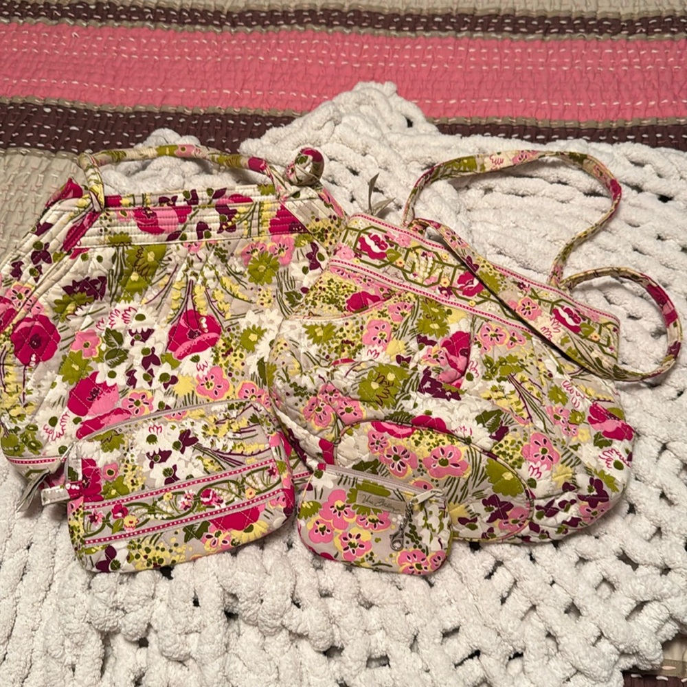 Vera Bradley 4 piece tote bundle